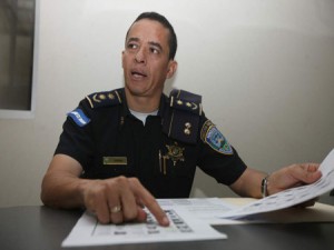 Leonel Sauceda, portavoz del Ministerio de Seguridad.