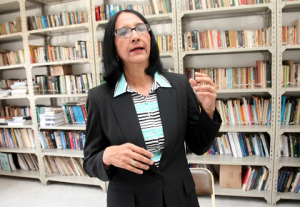 Liliana Castillo presidenta del Colegio de Economistas de Honduras (CHE).