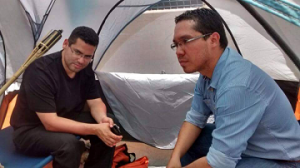 Ariel Varela y Miguel Briceño iniciaron la huelga de hambre a las 11 de la mañana en las carcanìas de Casa Presidencial