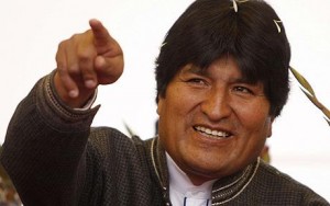 Evo Morales, presidente de Bolivia. 