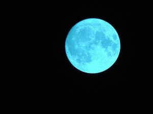 La Luna Azul se registra cada tres años.