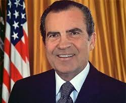 Richard Nixon, ex presidente de los Estados Unidos obligado a renunciar en 1974.