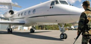 El jet mexicano aterrizó sin permiso en el aeropuerto de Roatán el pasado 16 de julio.