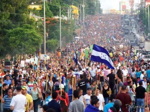 Las marchas de las antorchas siguen exigiendo la instalación de la CICIH en Honduras
