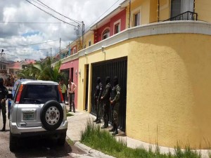 Esta es la vivienda de Susette Atuán Rojas, que fue asegurada por y está  ubicada en la colonia Miraflores Sur de Tegucigalpa.