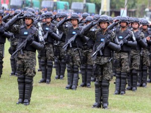 La militarización de la sociedad  hondureña va en aumento en el presente gobierno.