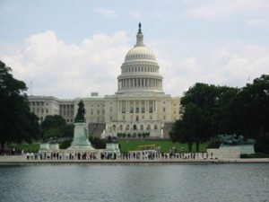 El edificio del Capitolio, sede del Senado de los Estados Unidos.