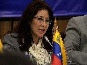 Cilia Flores esposa del presidente de Venezuela, Nicolás Maduro.
