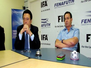 Alfredo Hawit y Rafael Callejas, responsables de Fenafuth en la ultima década