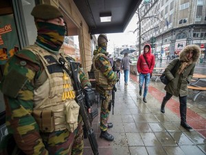 Bruselas está fuertemente vigilada ante el temor de un ataque terrorista 