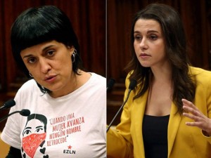 Ellas son las mas criticadas: Anna Gabriel e Inés Arrimadas 