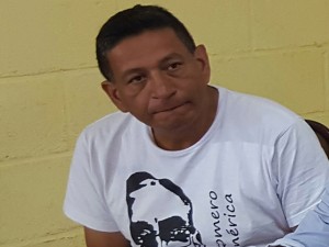 Salvador Zúniga de la Coordinadora Indígena del Poder Popular