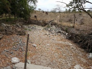 Los pobladores de Comayagua responsabilizan a COVI de la desaparición parcial del río.