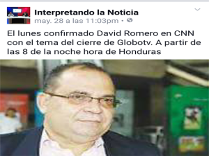 La entrevista ha sido confirmada en la página de facebook del programa que dirige David Romero