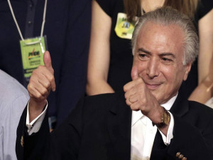 Michel Temer presidente interino de Brasil 