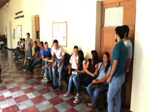 Estudiantes procesados en los juzgados  de Comayagua 