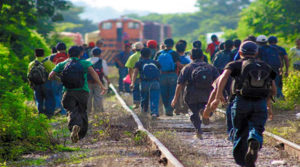 Migrantes centroamericanos camino al sueño americano