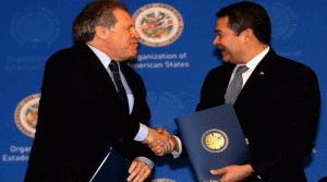 El convenio de la MACCIIH fue firmado el pasado 19 de enero por el presidente de Honduras, Juan Hernández y el secretario general de la OEA, Luis Almagro.