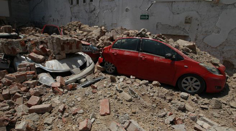 México tras sismo de 7,1