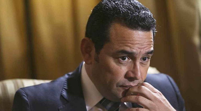 Jimmy Morales, antejuicio