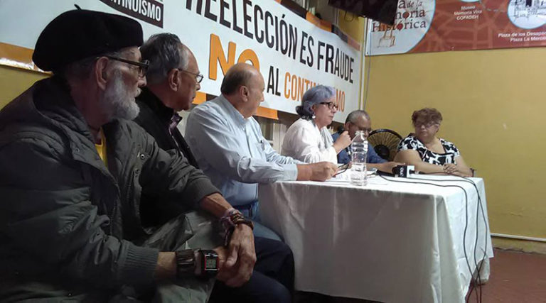 fraude con la reelección