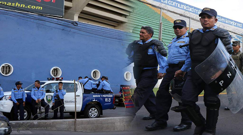 Policía hondureña