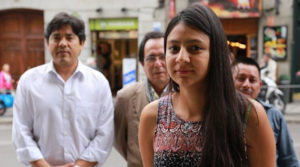 Hija de Berta Cáceres