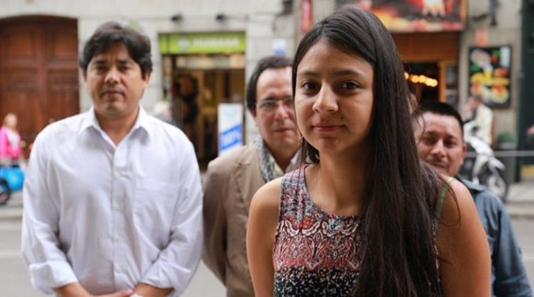 Hija de Berta Cáceres