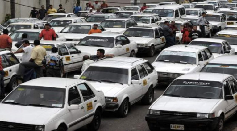 Taxistas a paro nacional en Honduras
