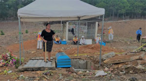 empresa minera realizará detonaciones en cementerio