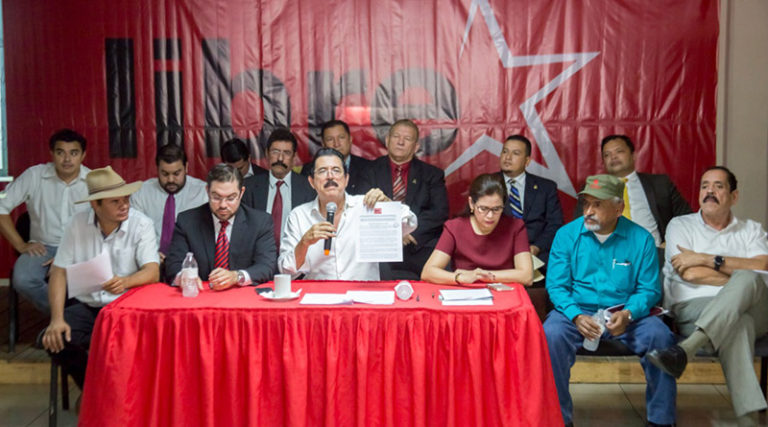 Partido Libre presenta propuesta al gobierno