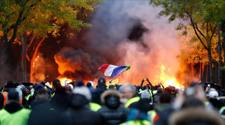protesta chalecos amarillos