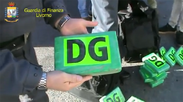 cocaína proveniente de Honduras