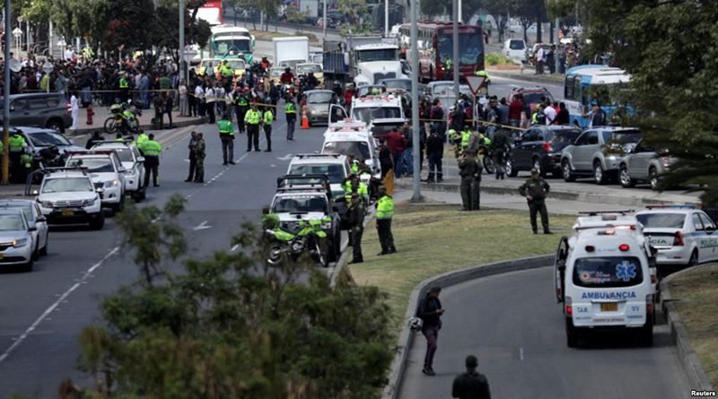 coche bomba en Bogotá