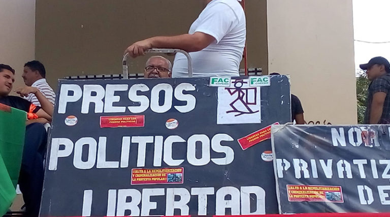 presos políticos de Honduras