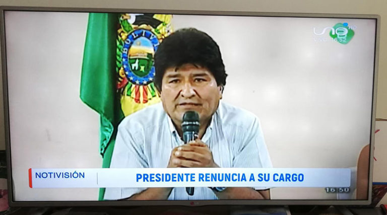 Reflexiones del golpe de Estado en Bolivia