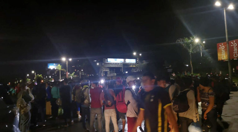 migrantes hondureños