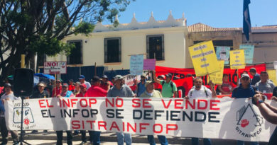 Sindicalistas piden al Congreso detener privatización del Infop