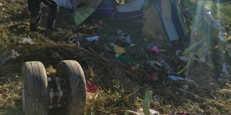 Cae avioneta ambulancia con coca colombiana