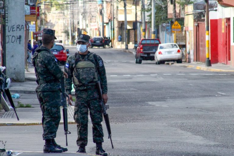 estado de excepción en Honduras