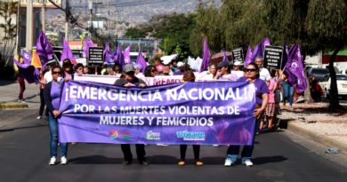 Honduras contabiliza 130 femicidios hasta mayo