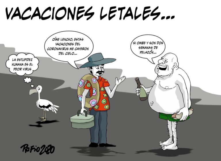 Policía desaloja a excursionistas en Tela, Atlántida