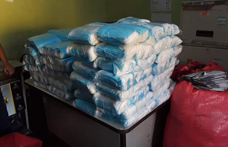 Decomisan contrabando de unas 45 mil mascarillas