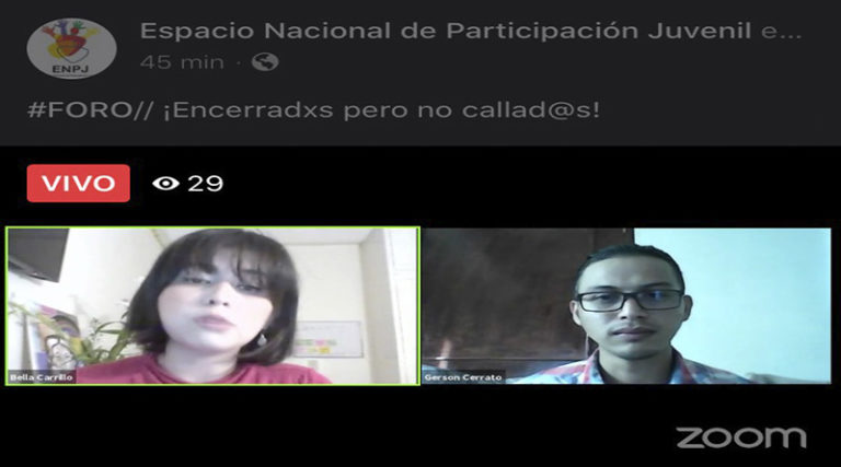 Jóvenes reflexionan