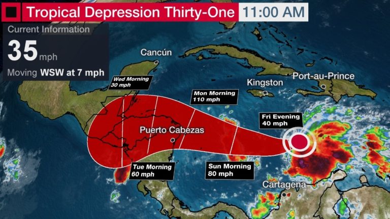 Efectos de Iota en Honduras