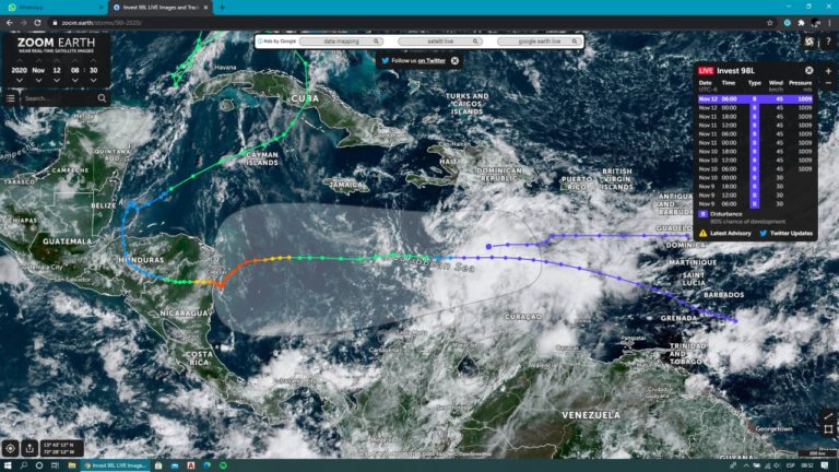 Veamos de cerca al huracán