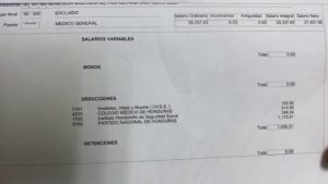 Partido Nacional deduce más de mil lempiras