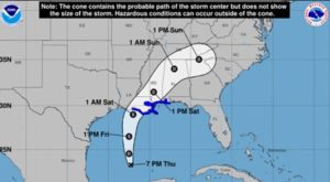 Advierte sobre tormenta tropical