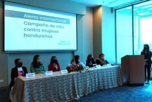 campaña de odio contra mujeres en Honduras
