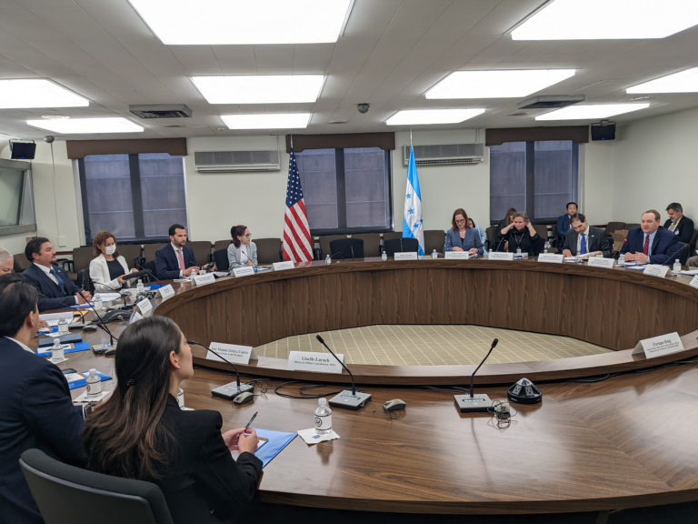 Diálogo Estratégico entre EE UU y Honduras